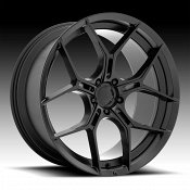 Asanti Black Label ABL37 Monarch Satin Black Custom Wheels
